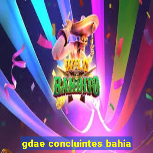 gdae concluintes bahia